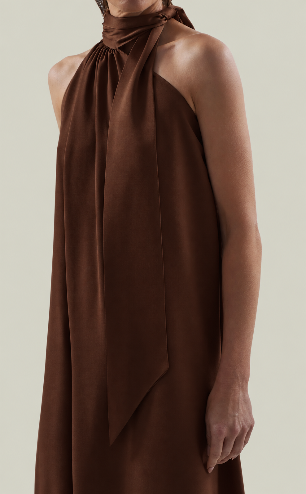 ASTOR DRESS IN COCOA