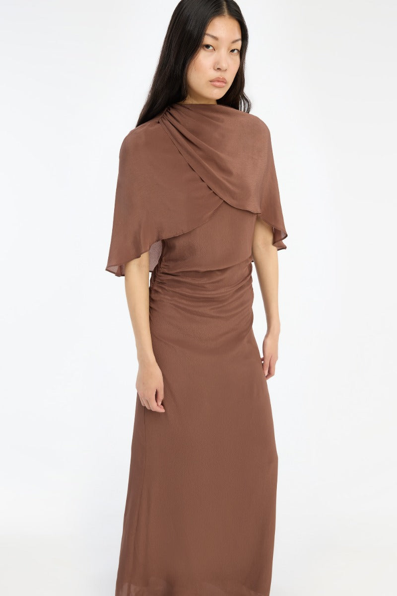 MAXI CAPE DRESS