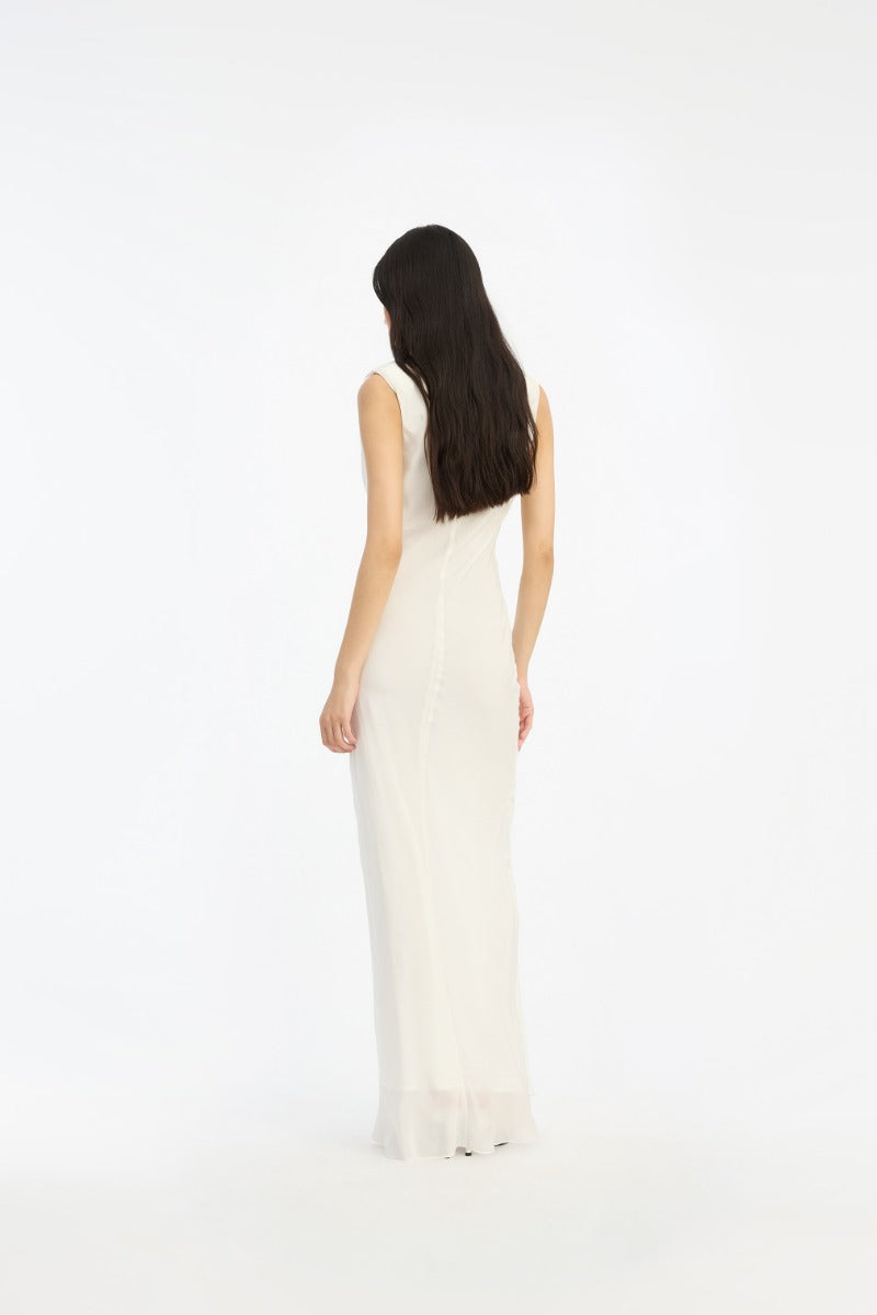 MAXI WATERFALL DRESS