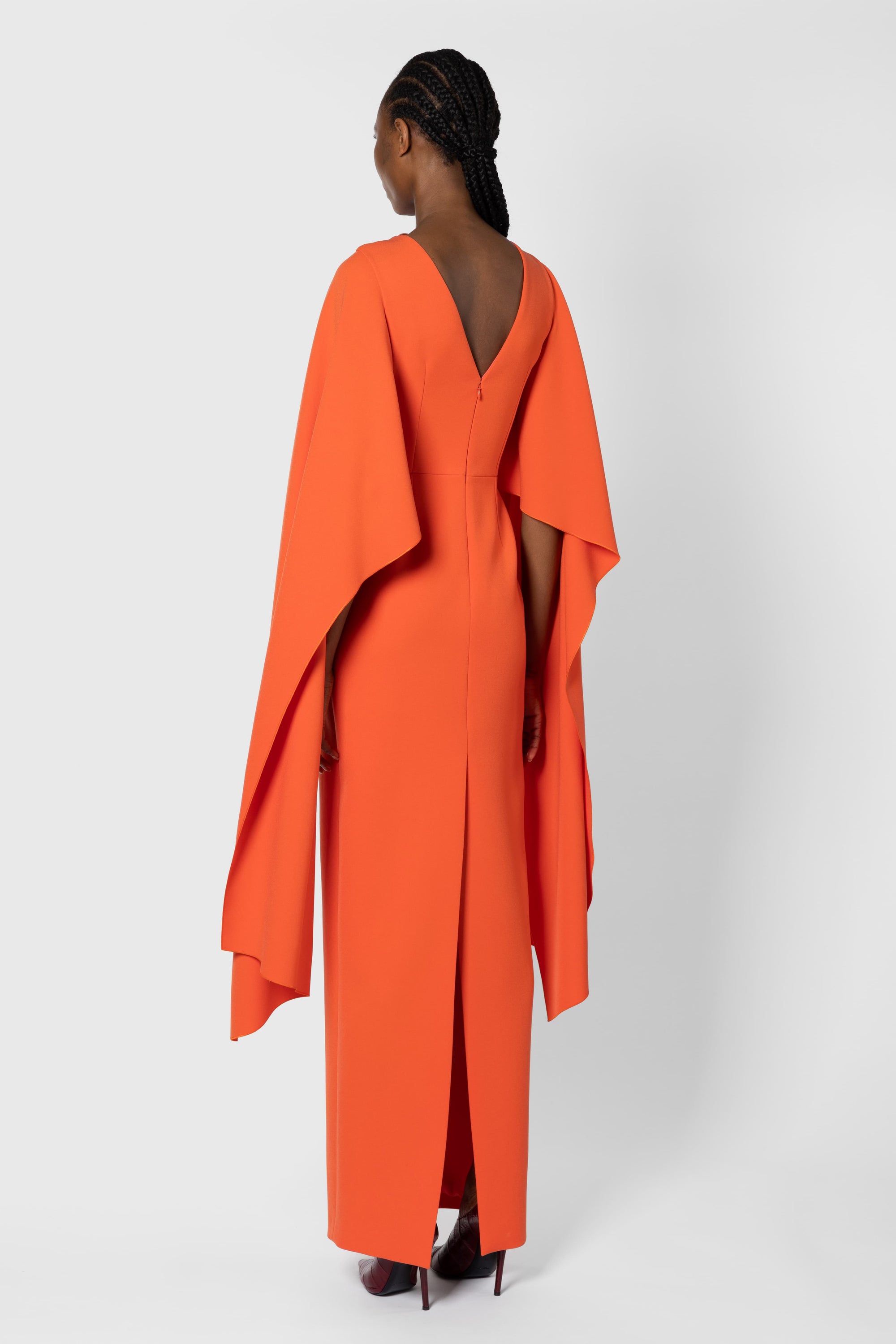IVEN DRESS VENETIAN RED