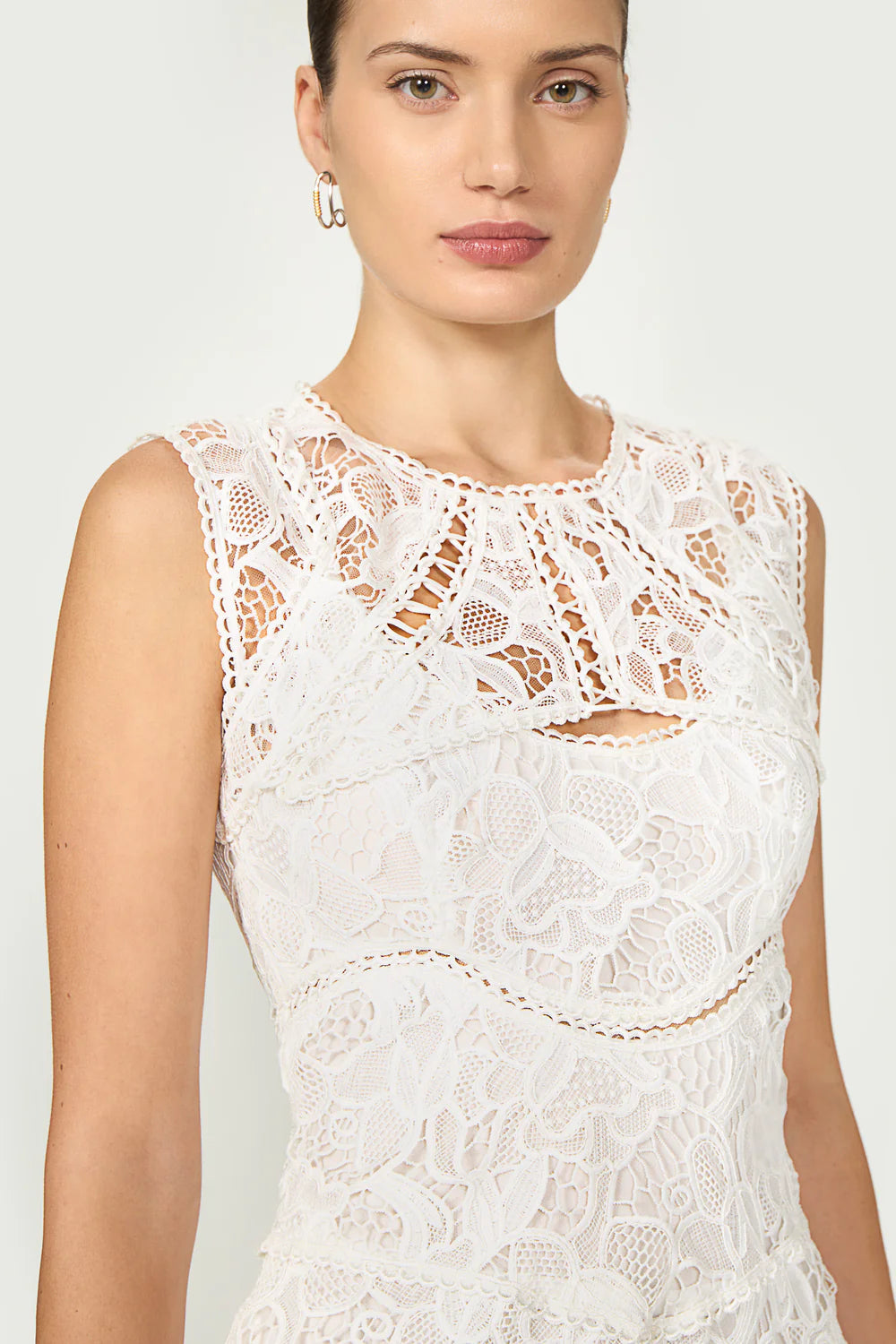 Janica Guipure Lace Gown