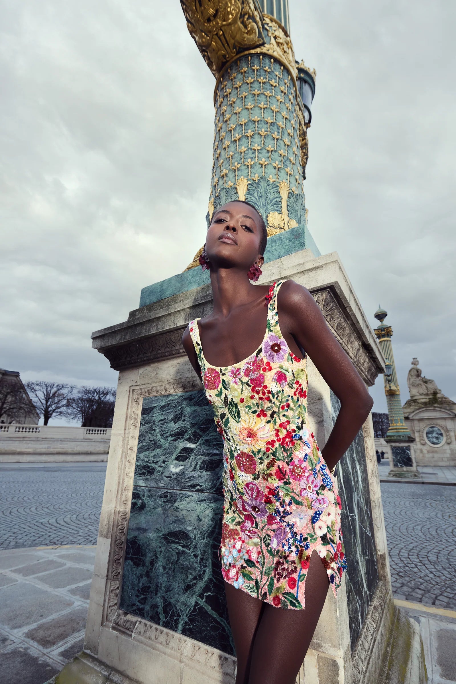 BOTANICAL SYMPHONY MINI DRESS