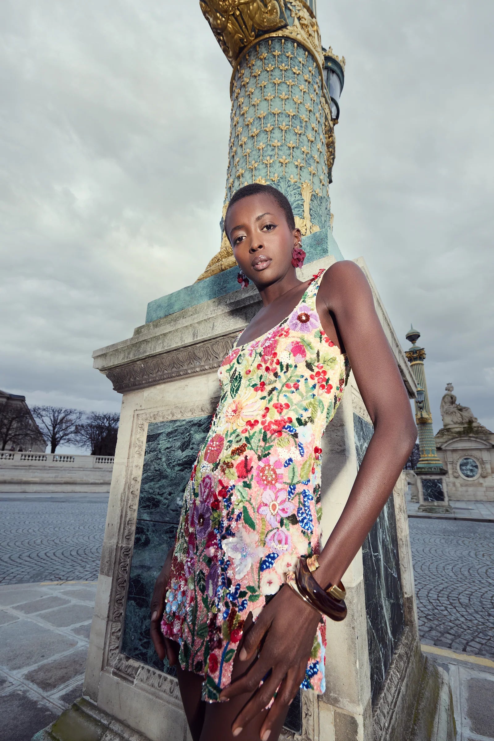 BOTANICAL SYMPHONY MINI DRESS