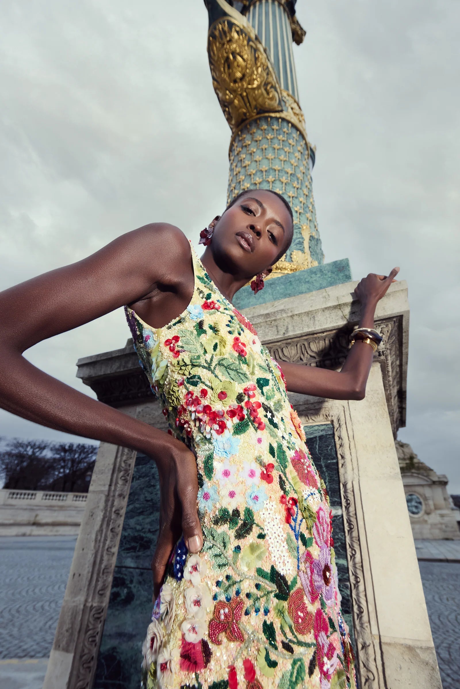 BOTANICAL SYMPHONY MINI DRESS