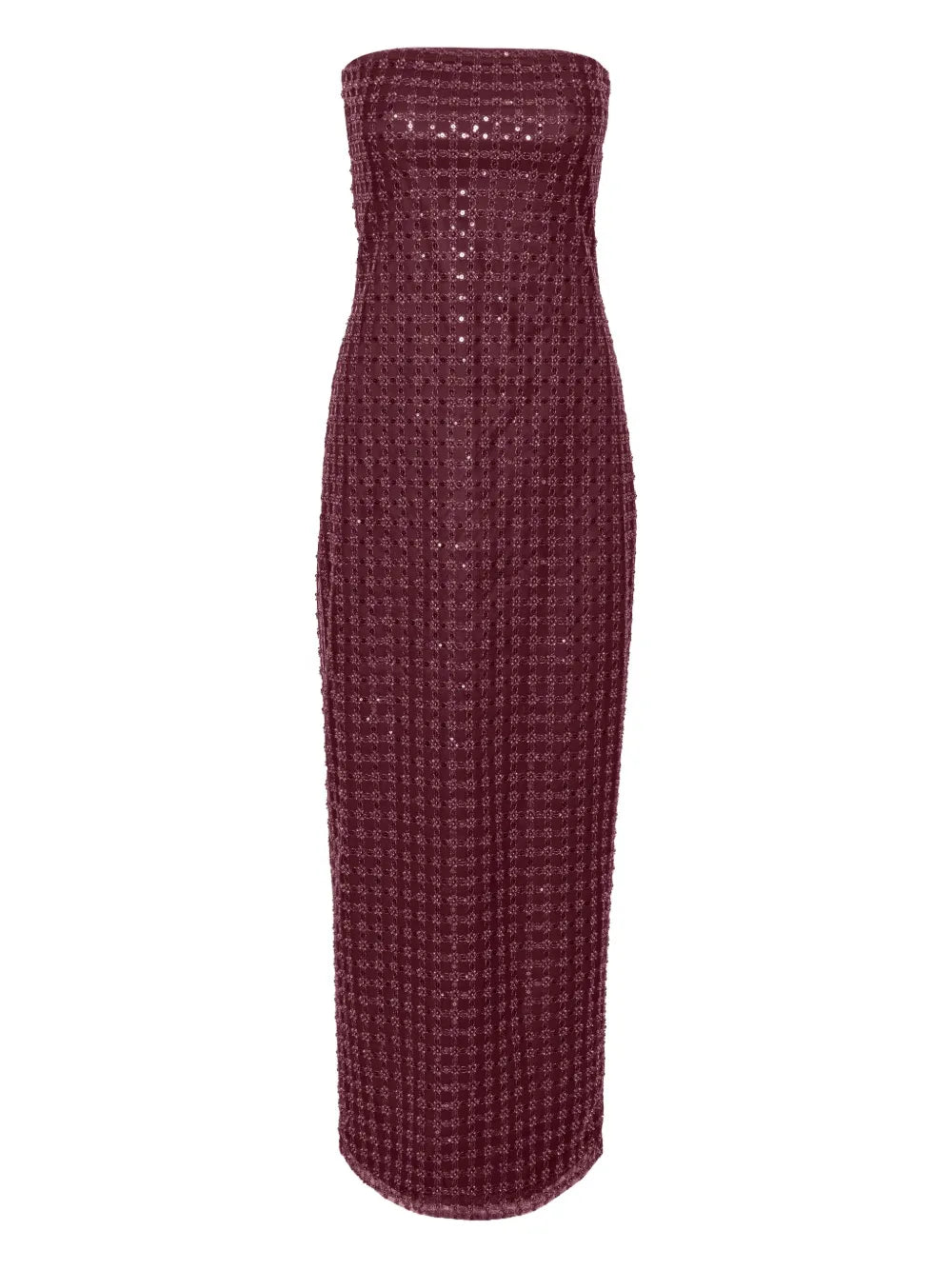 Zinfandel Beaded Maxi Tube Dress
