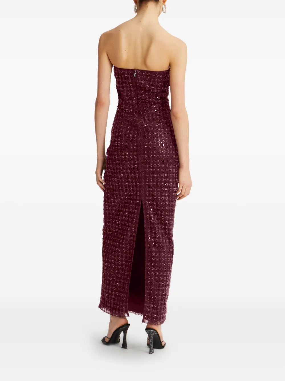 Zinfandel Beaded Maxi Tube Dress