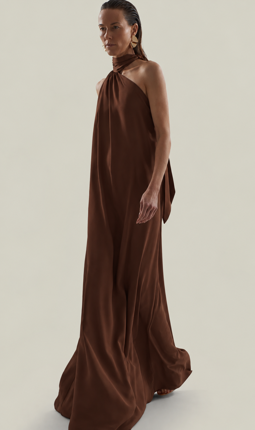 ASTOR DRESS IN COCOA