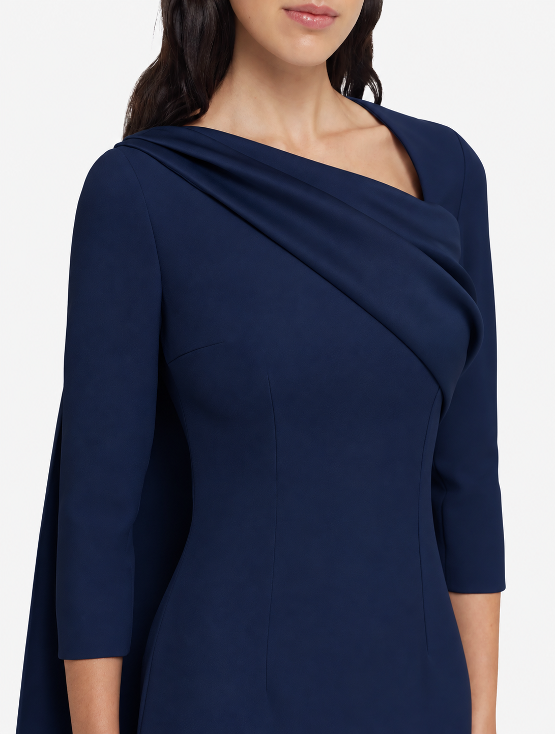 SOLENNE LONG DRESS IN MARITIME BLUE