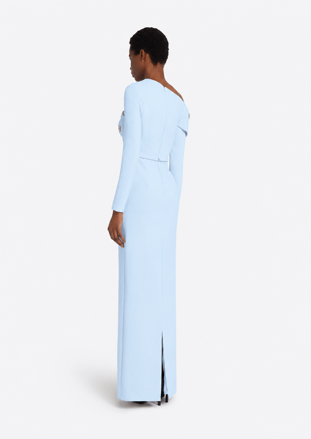 YEMIHMA LONG DRESS IN PALE BLUE
