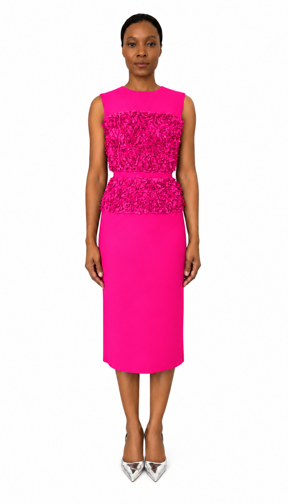 CAGE MIDI DRESS