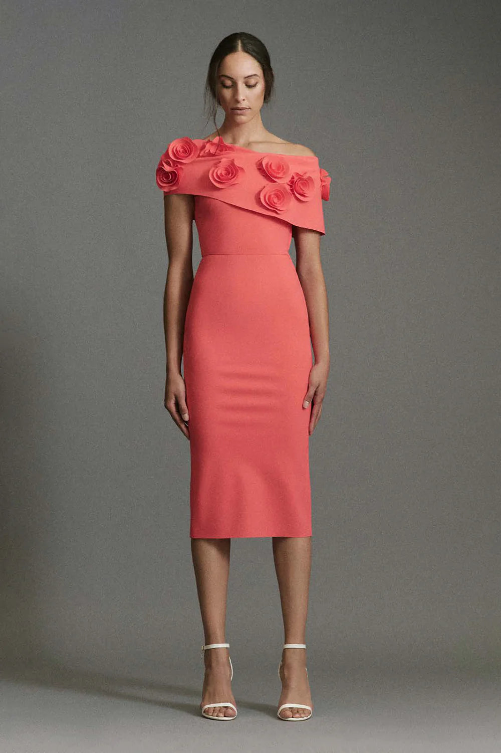 Loanne Rose Midi Dress