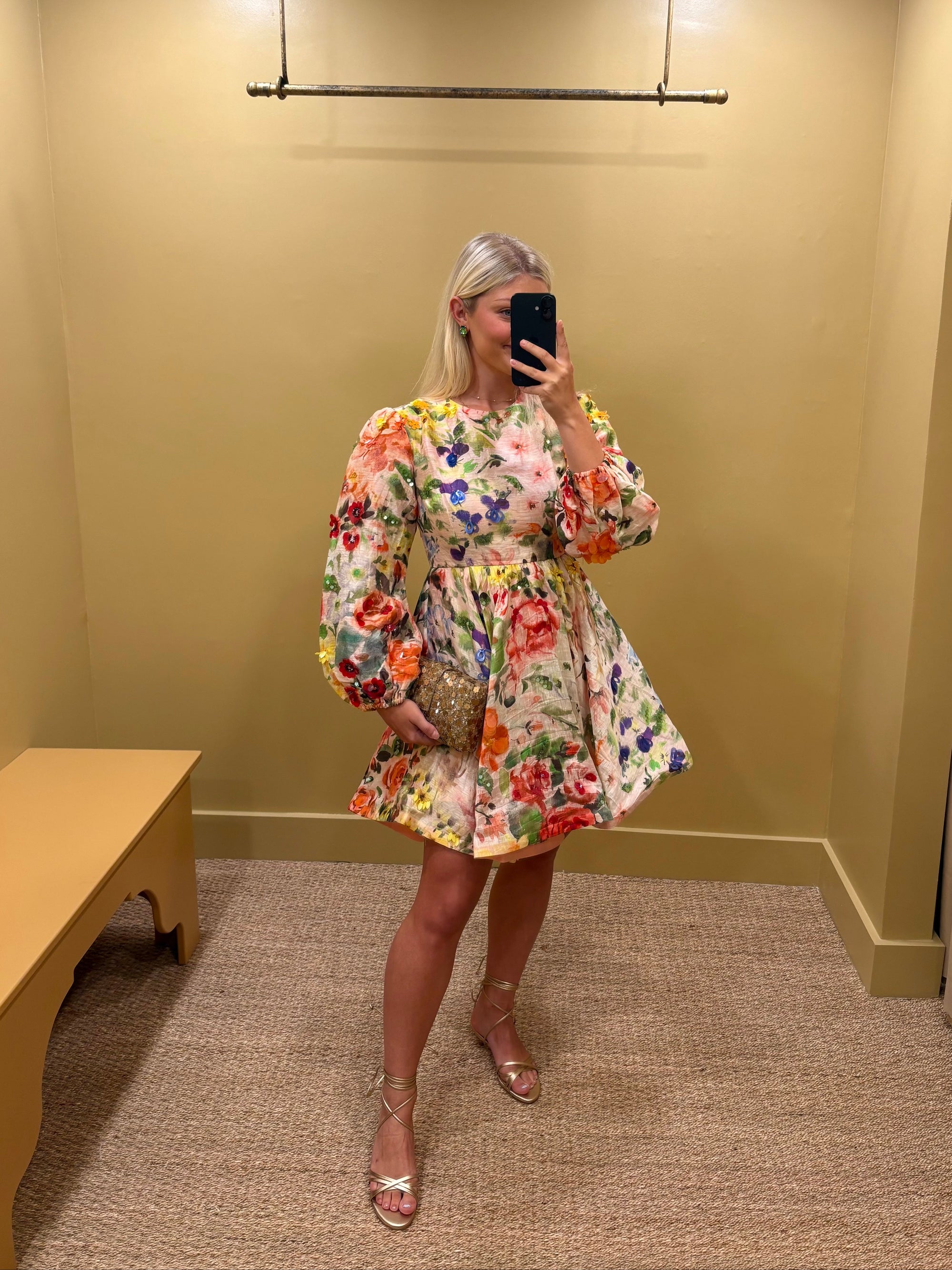 VIVID GARDEN MINI DRESS