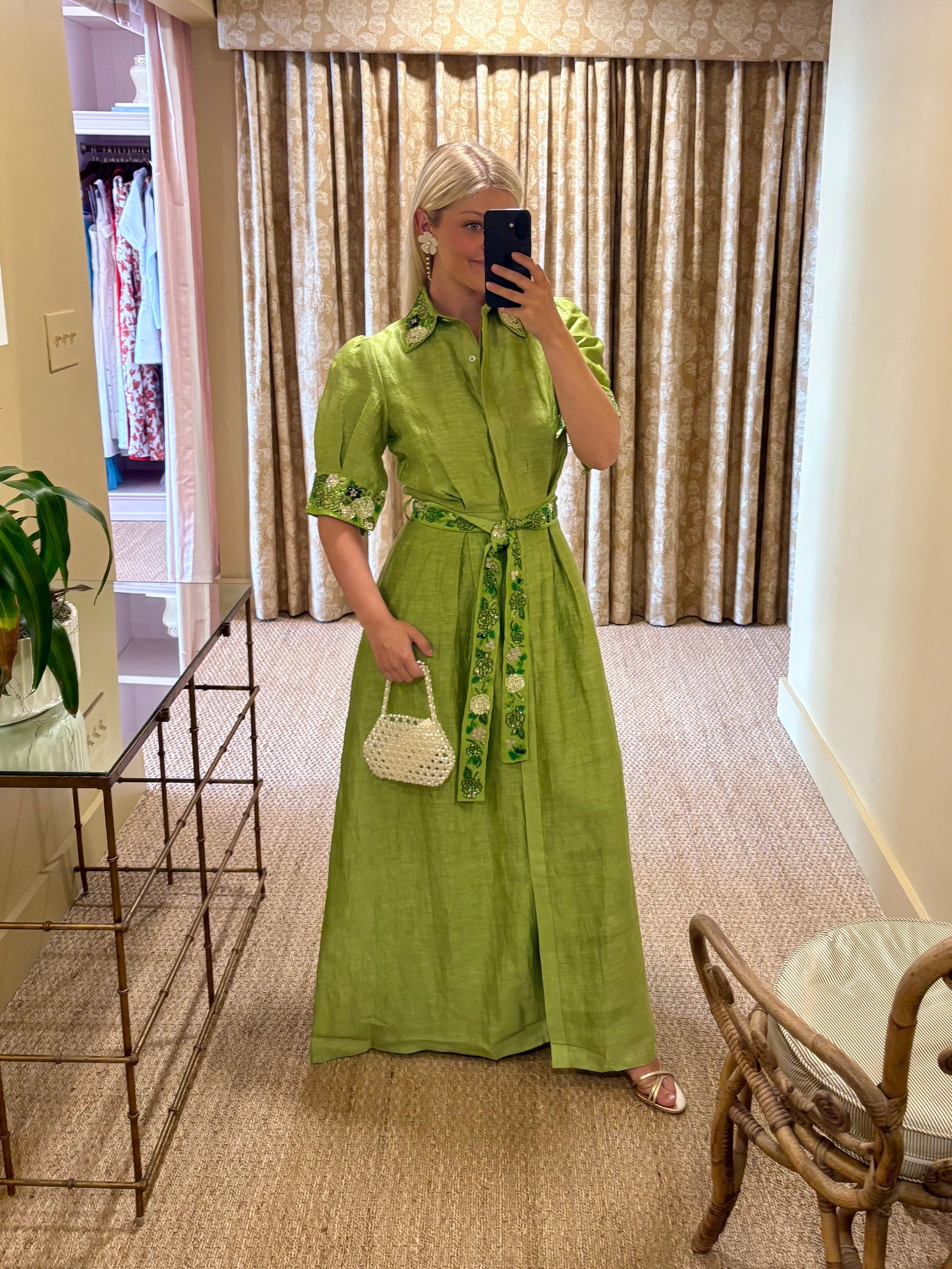 Forest Grace Shirt Dress