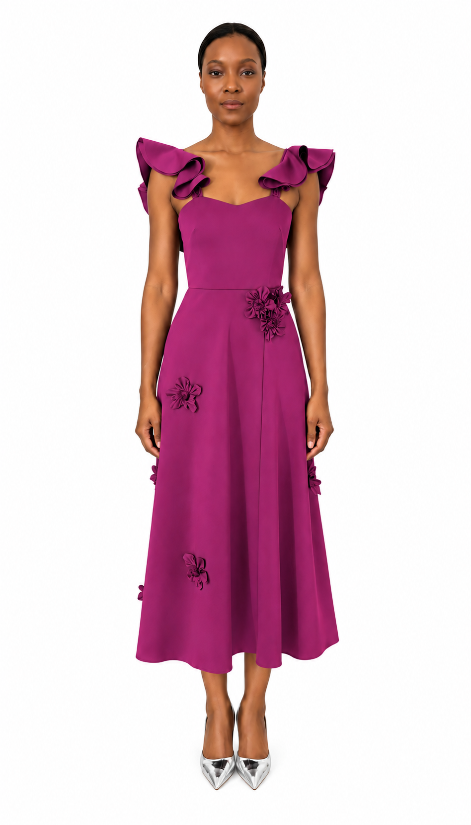 RAVEL MIDI DRESS