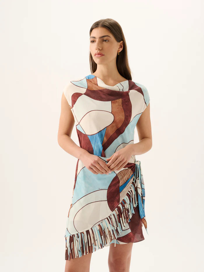 REMY FRINGE MINI DRESS