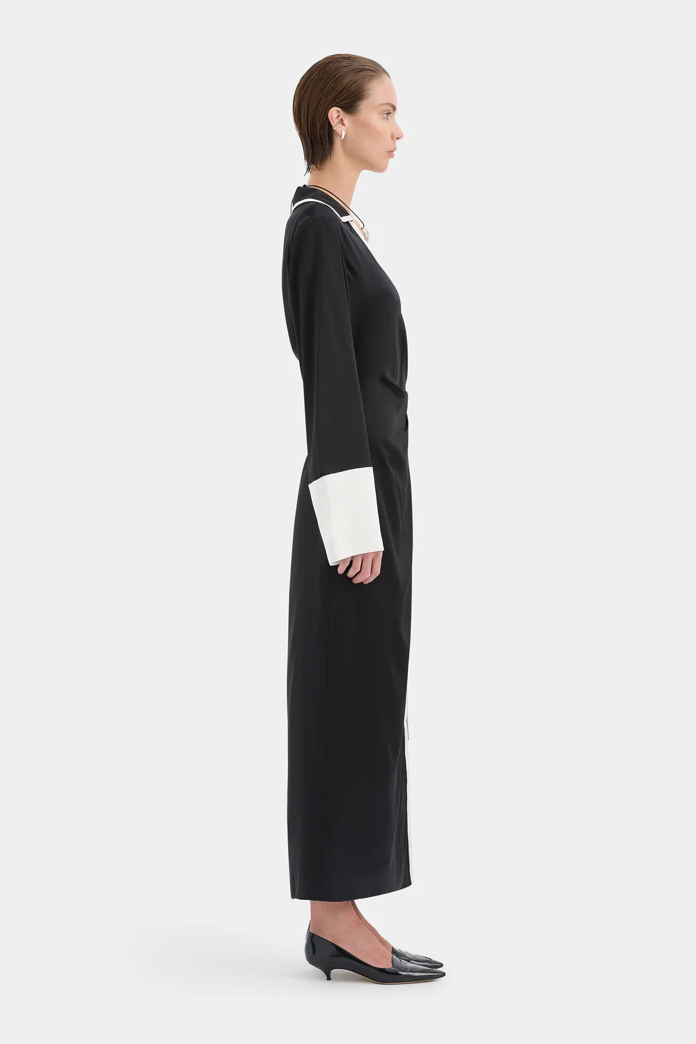Yasmine Wrap Shirt Dress