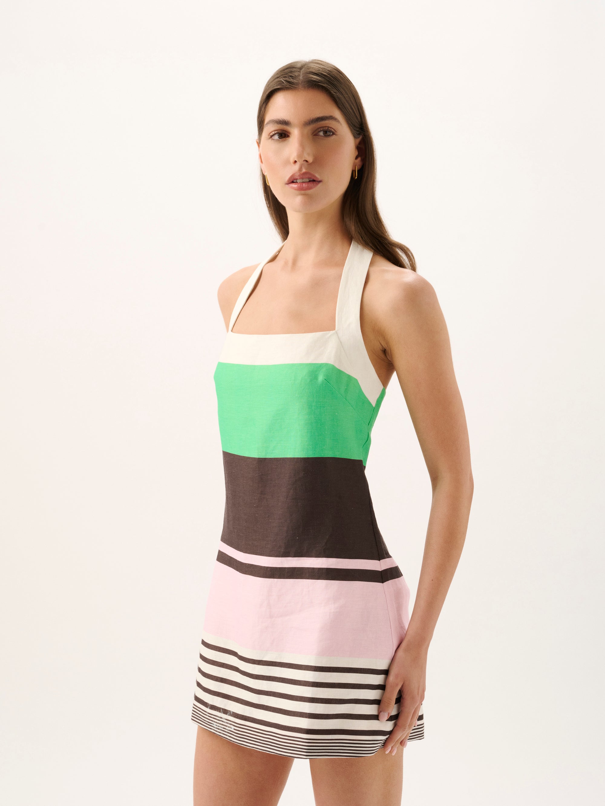 MAYA HALTER MINI DRESS