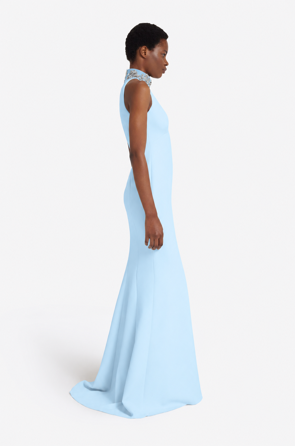LARK LONG DRESS IN PALE BLUE