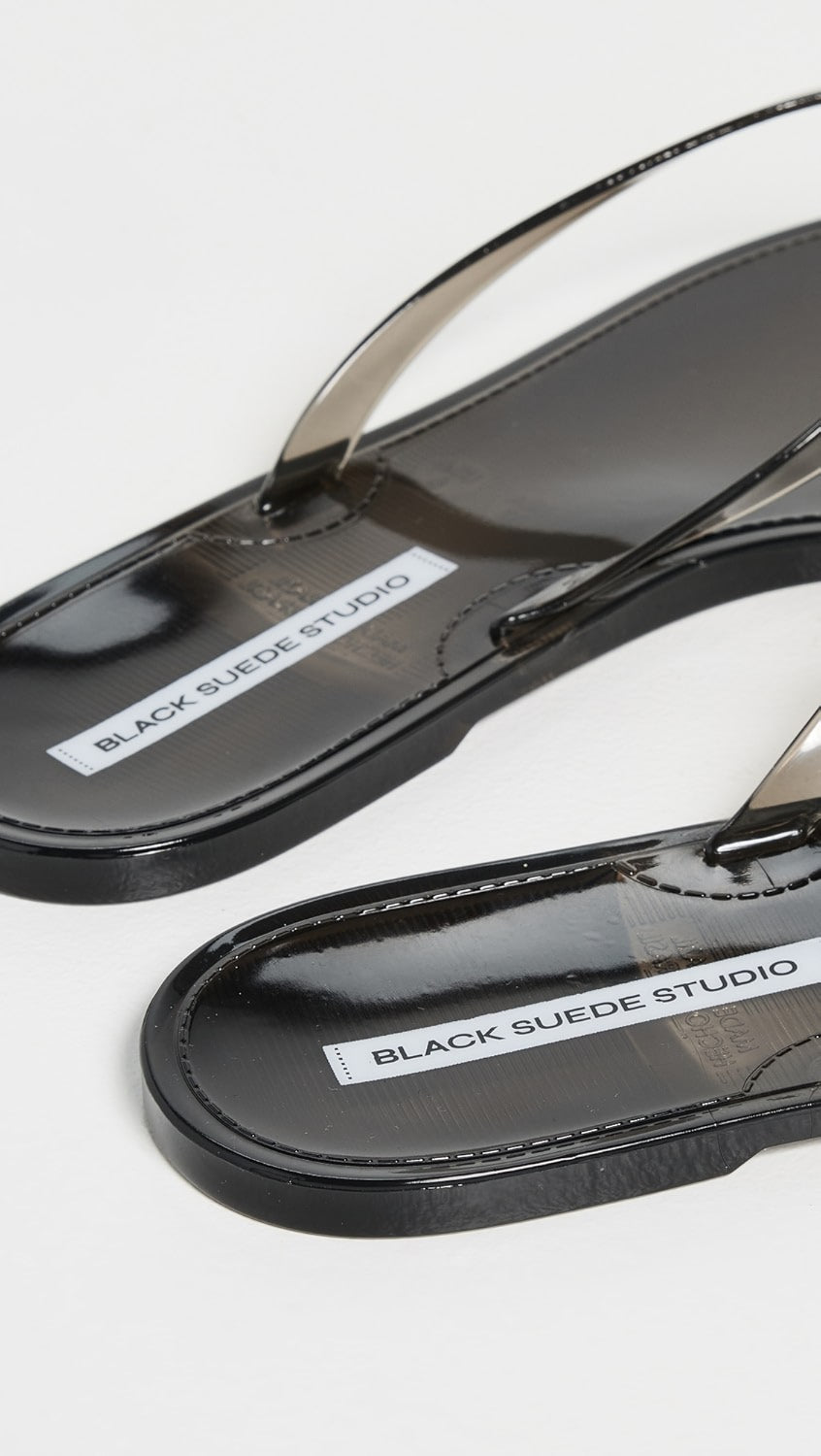 CRYSTAL SANDAL BLACK