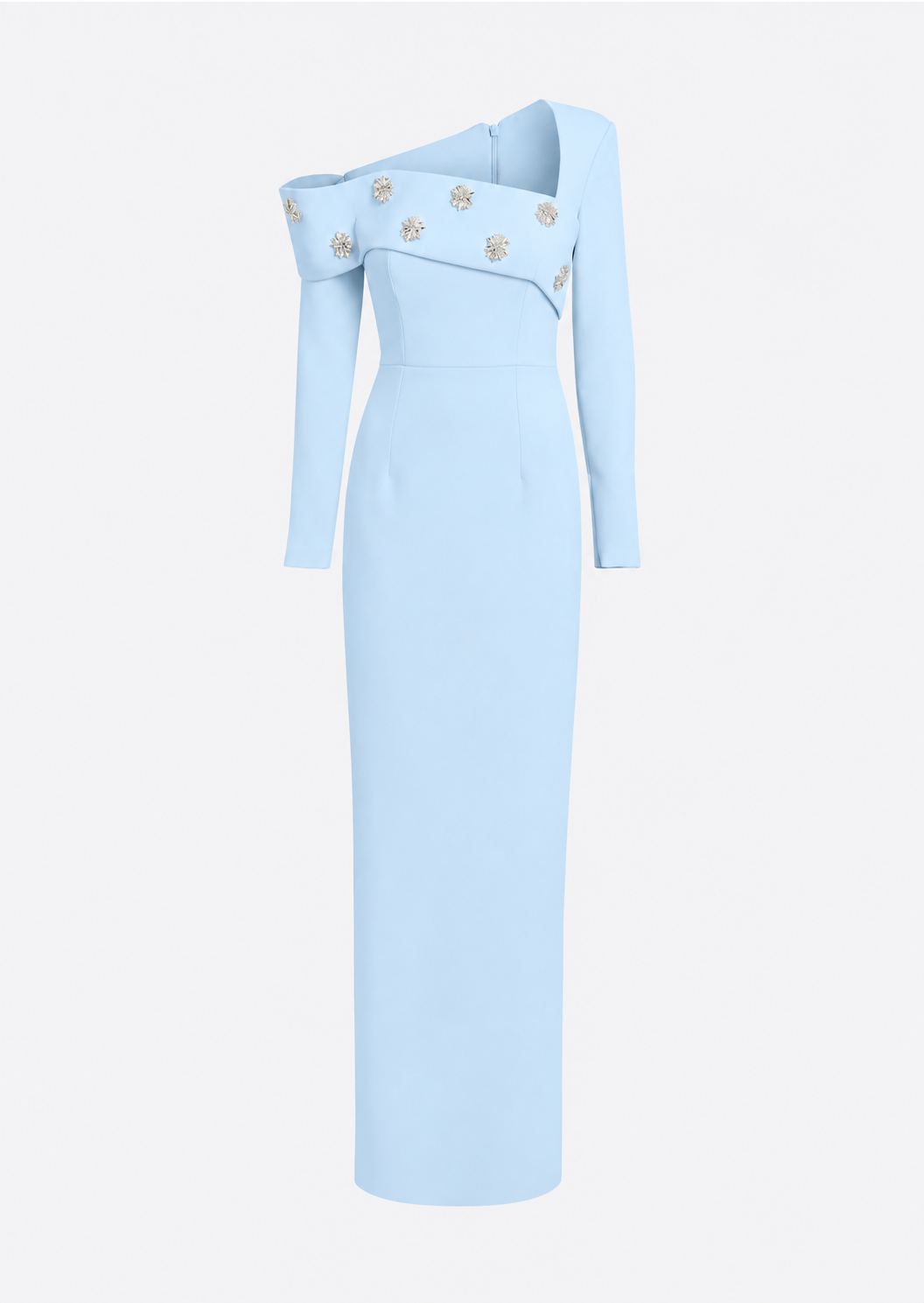 YEMIHMA LONG DRESS IN PALE BLUE