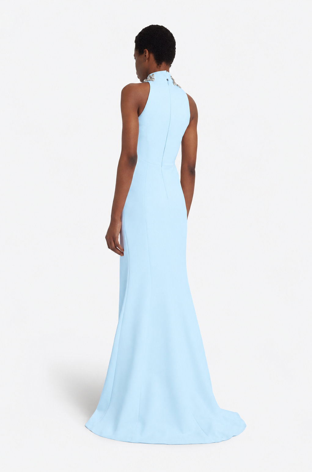 LARK LONG DRESS IN PALE BLUE