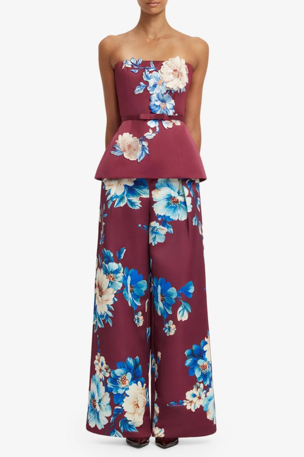 Nadia Embroidered Bustier Top