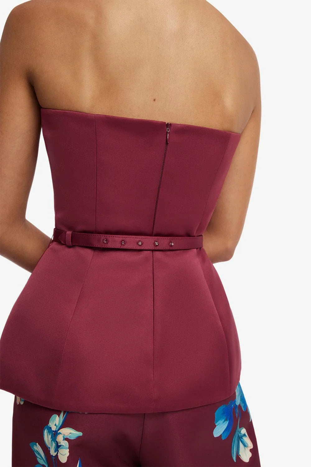 Nadia Embroidered Bustier Top