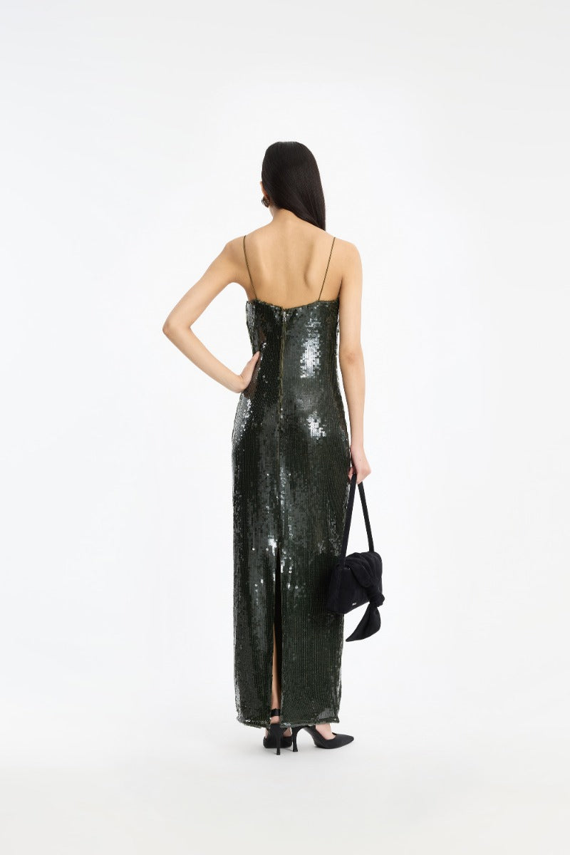 Sequins Maxi Slip Dress